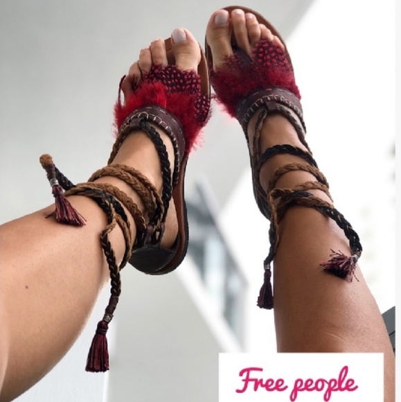 Free People Shoes - FREE PEOPLE BORA WRAP SANDALS.